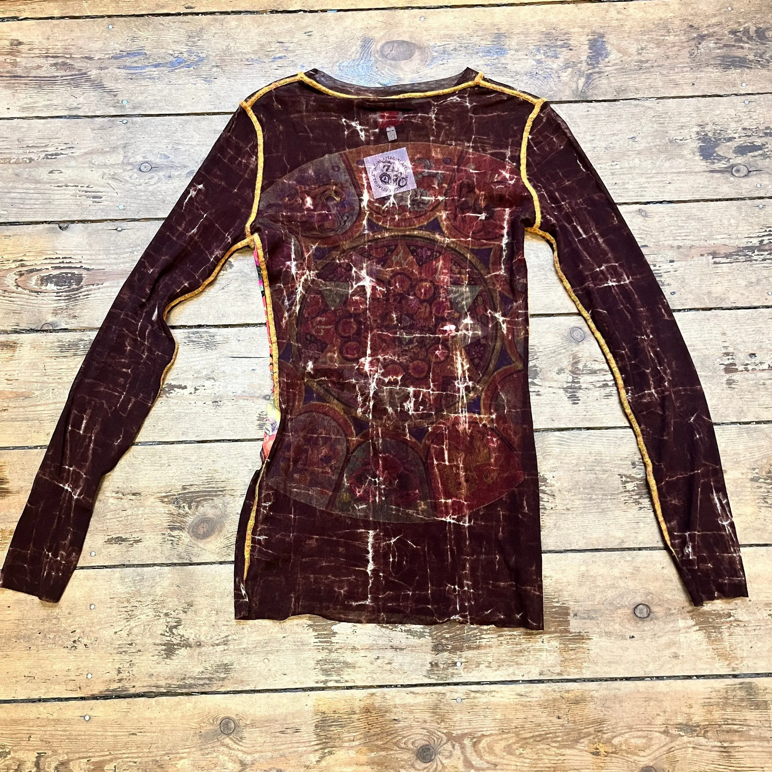 Jean Paul Gaultier Zodiac Mesh Top