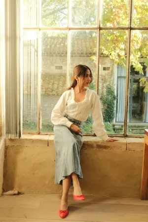 Jeanne Denim Skirt