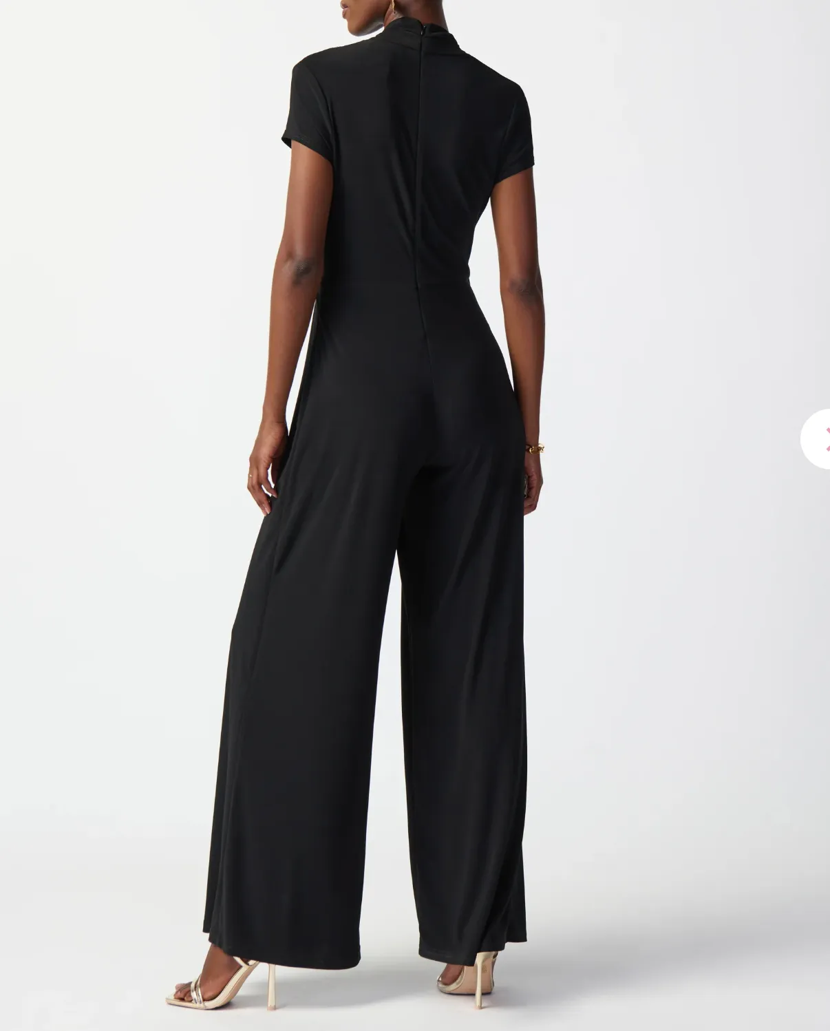 Joseph Ribkoff Black Wrap Jumpsuit Black