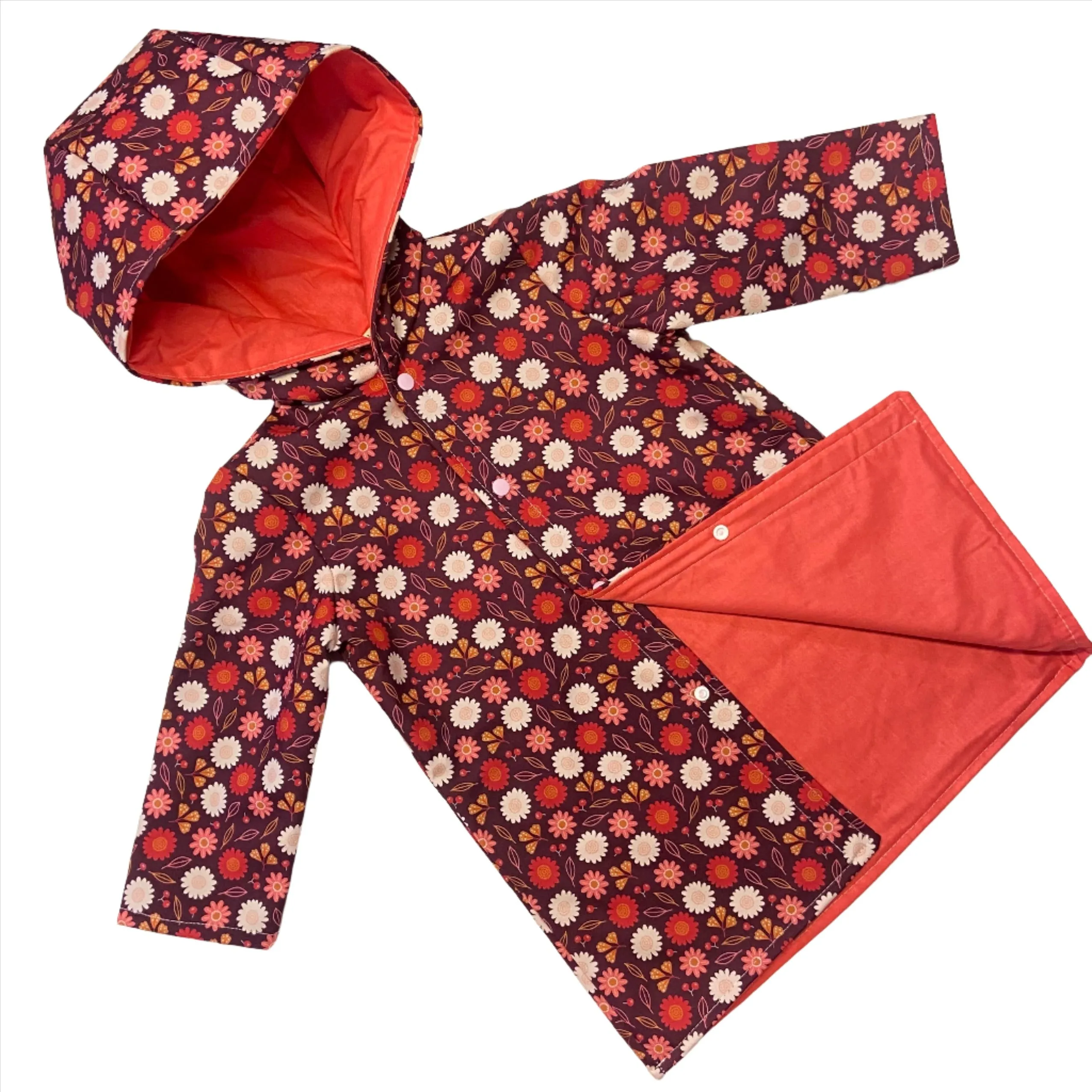 Kids Raincoat Jacket - Cottage Garden
