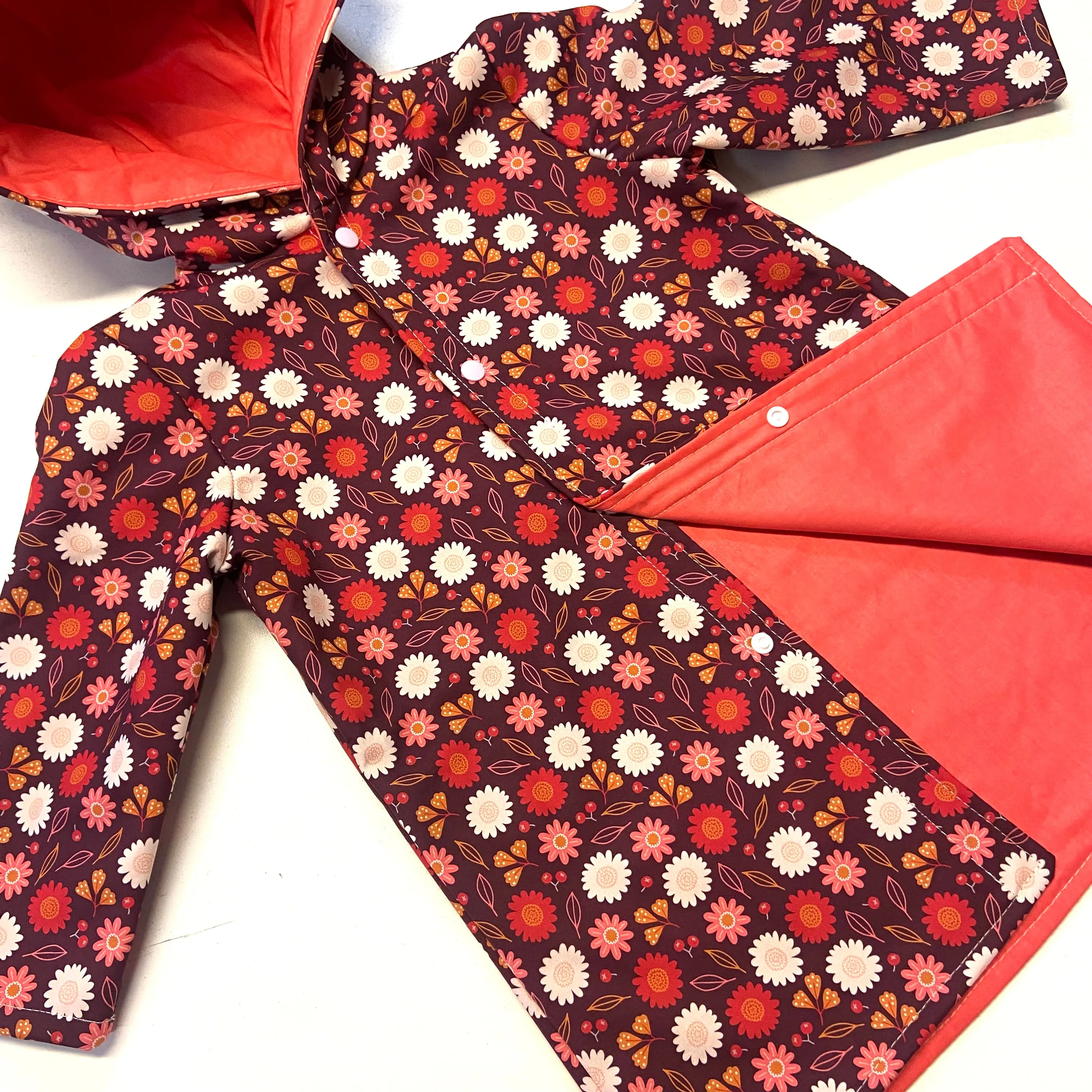 Kids Raincoat Jacket - Cottage Garden