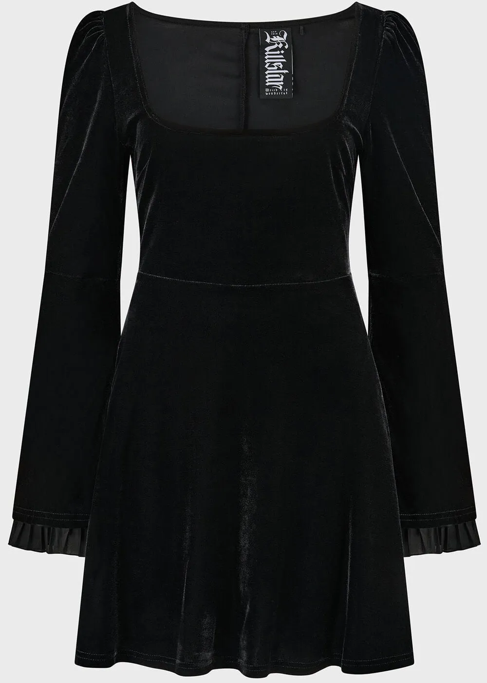 Killstar Beatrix Velvet Dress Black
