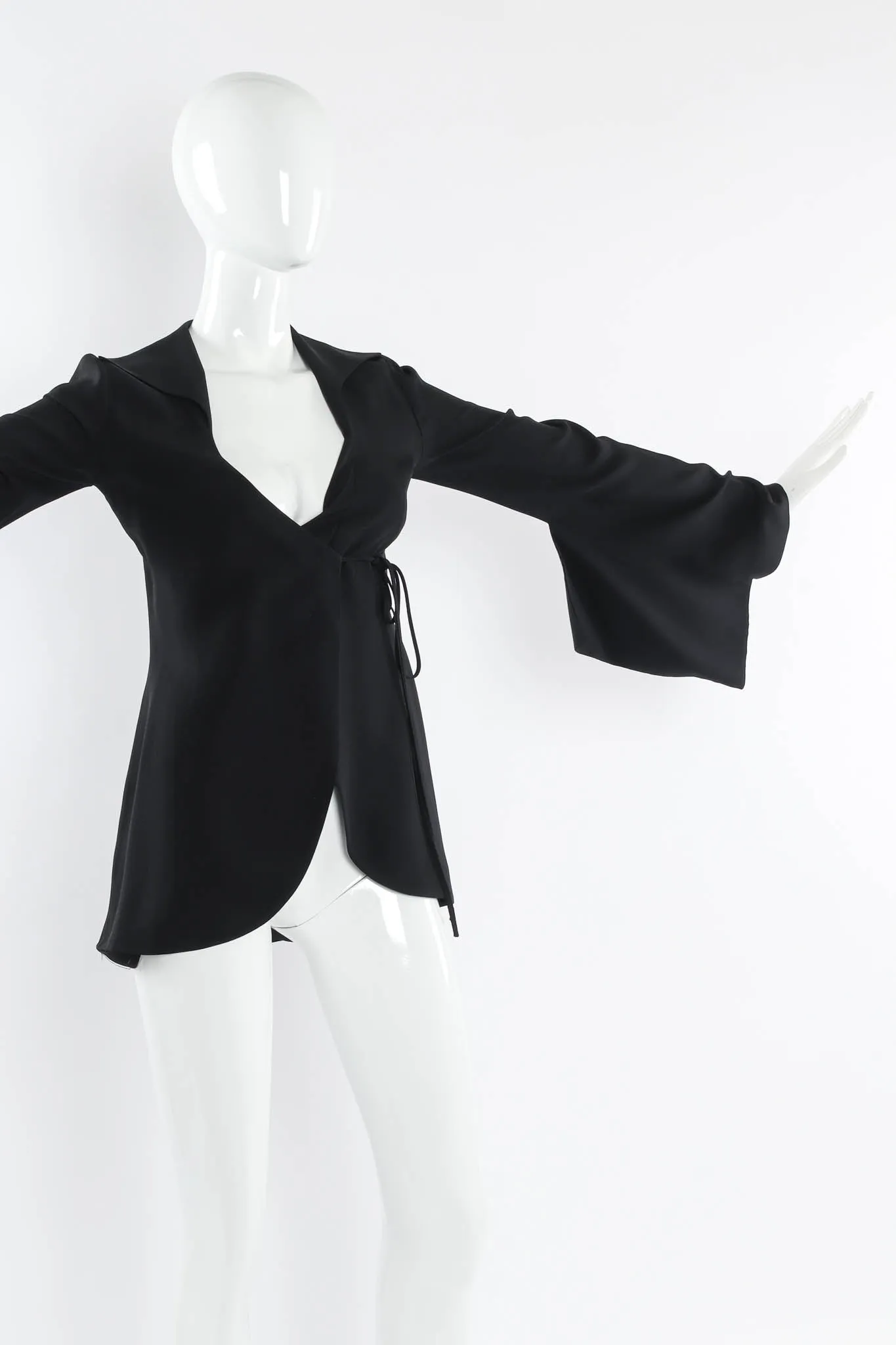 Kimono Sleeve Wrap Top