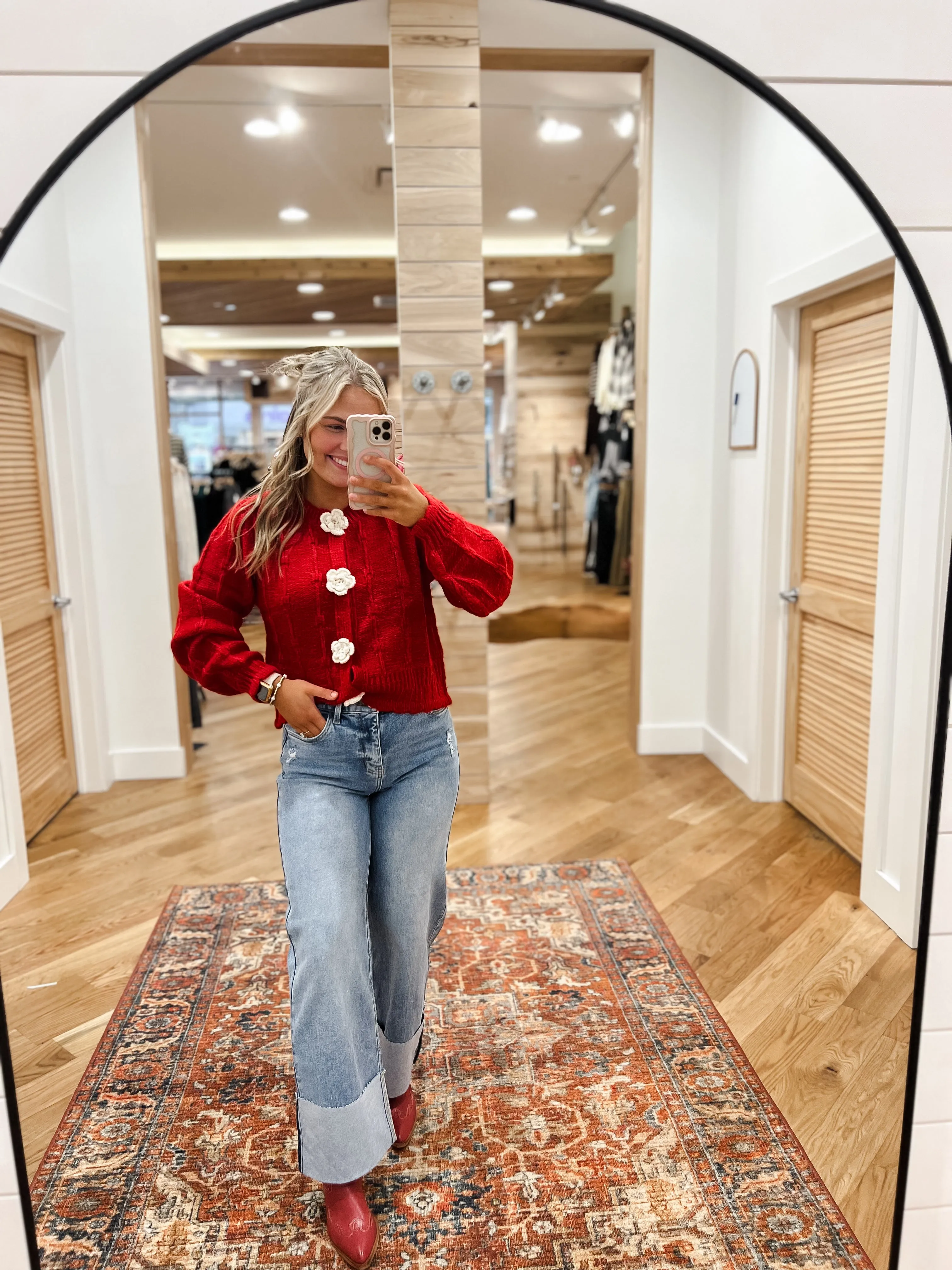 Knit Dreams Red Sweater