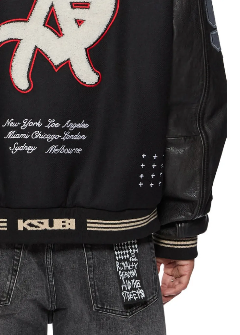 KSUBI Play Off Varsity Jacket - Black