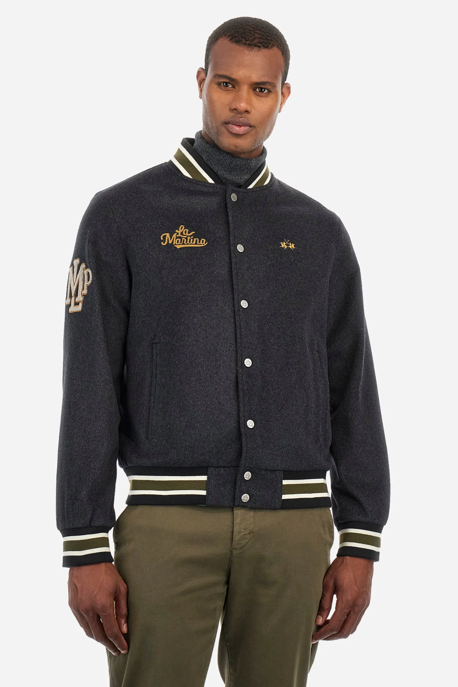 La Martina Casual Jackets Regular Fit in Wool Mix - ZEUS ZMO300-FT044