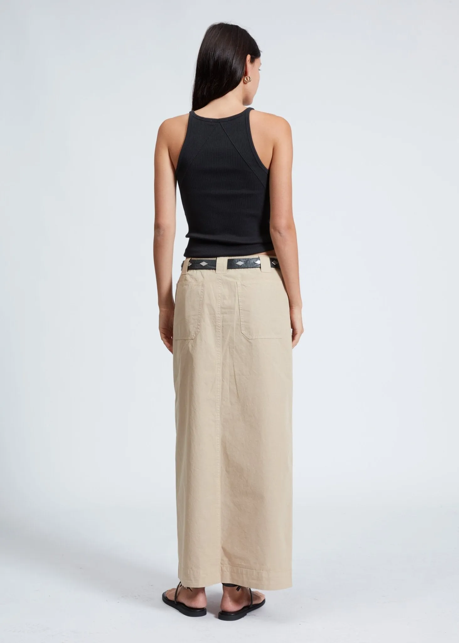 Leyton Skirt in Khaki