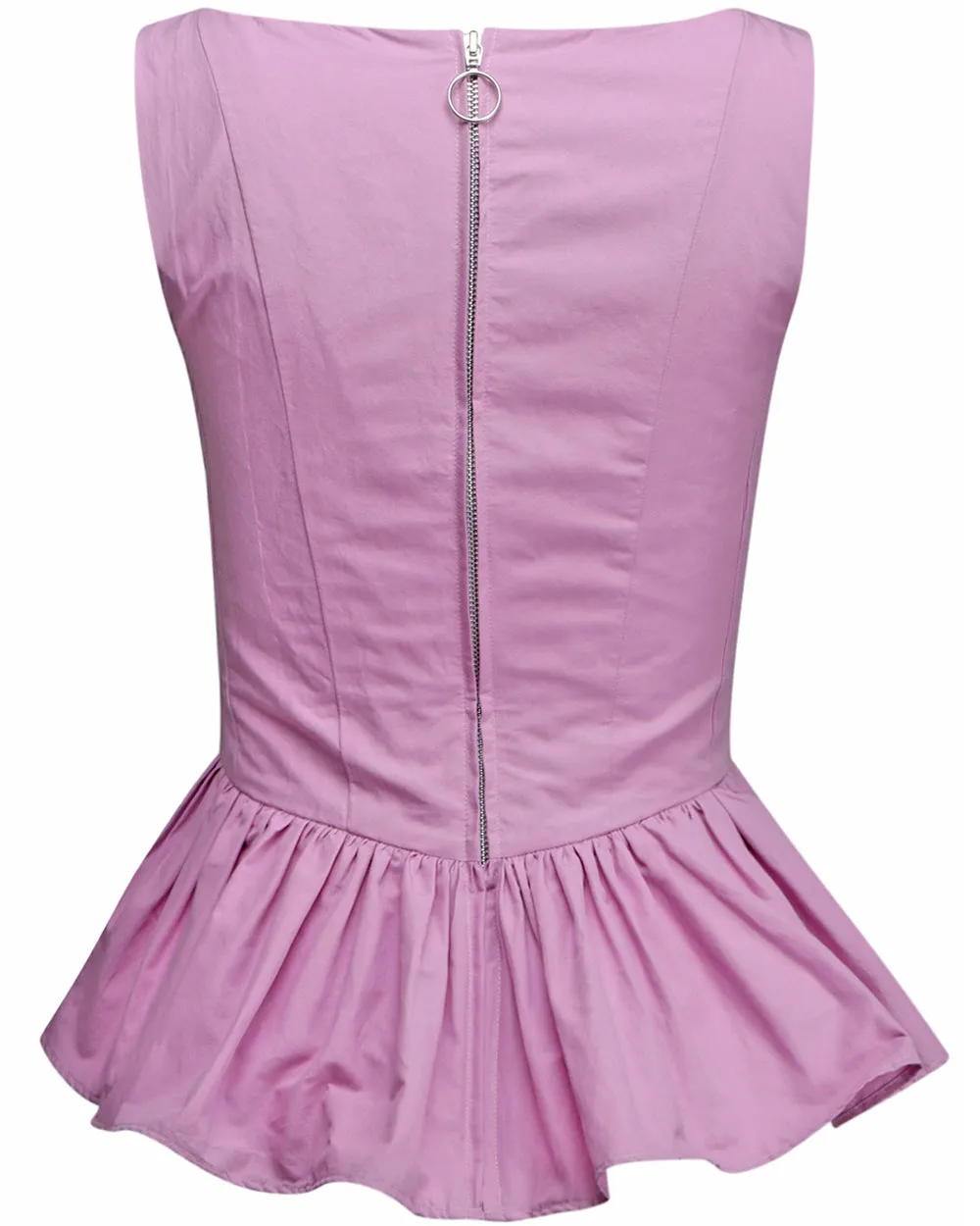 Lilac Gathered Blouse