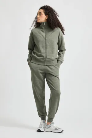 Lounge Zip Jacket - Bay Leaf