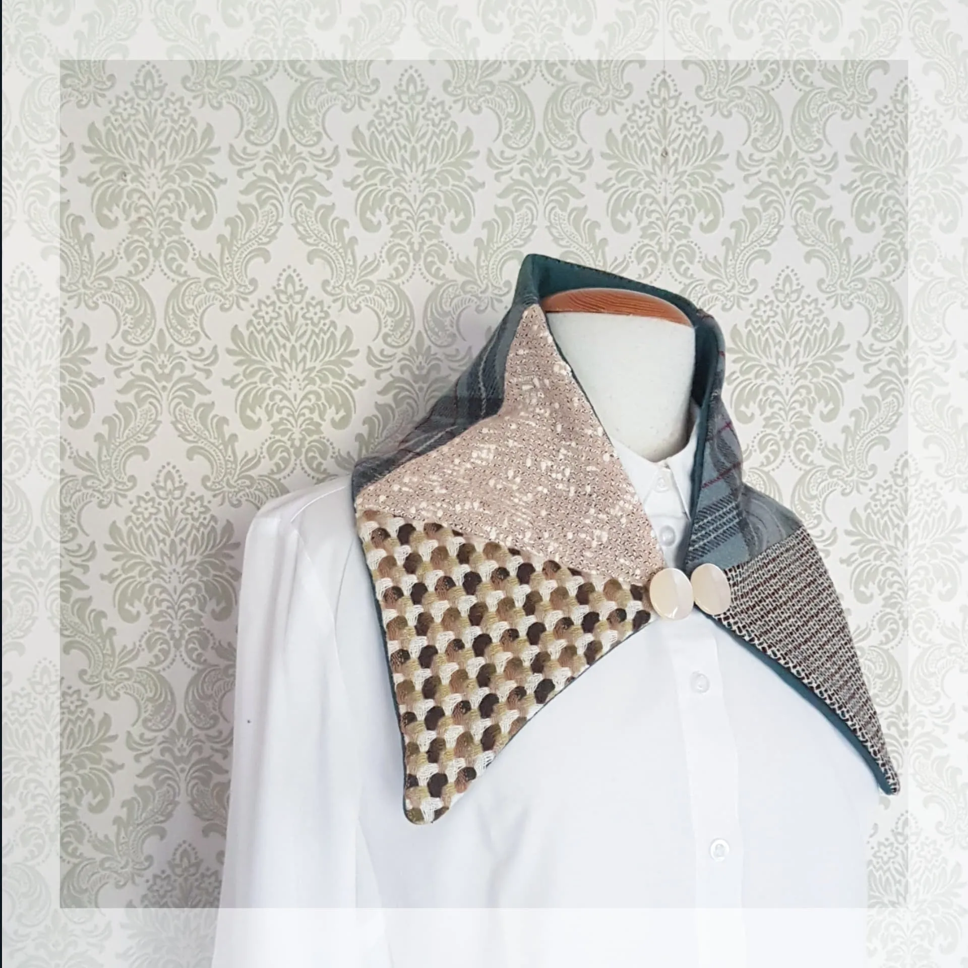 Lucky 7 Triangle Scarf Collar - SEVERAL VARIATIONS