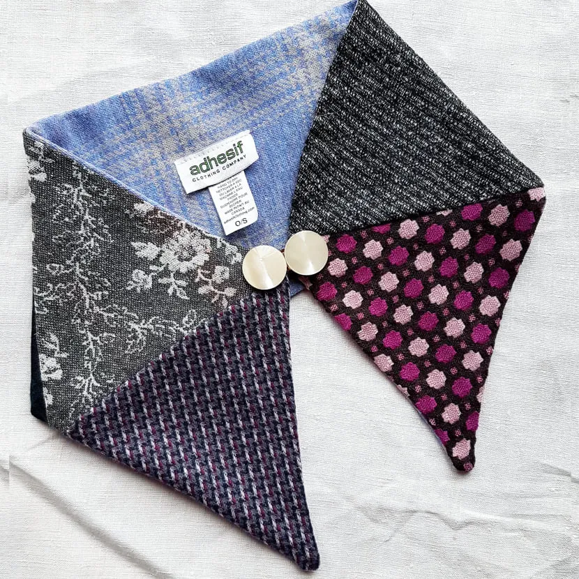 Lucky 7 Triangle Scarf Collar - SEVERAL VARIATIONS