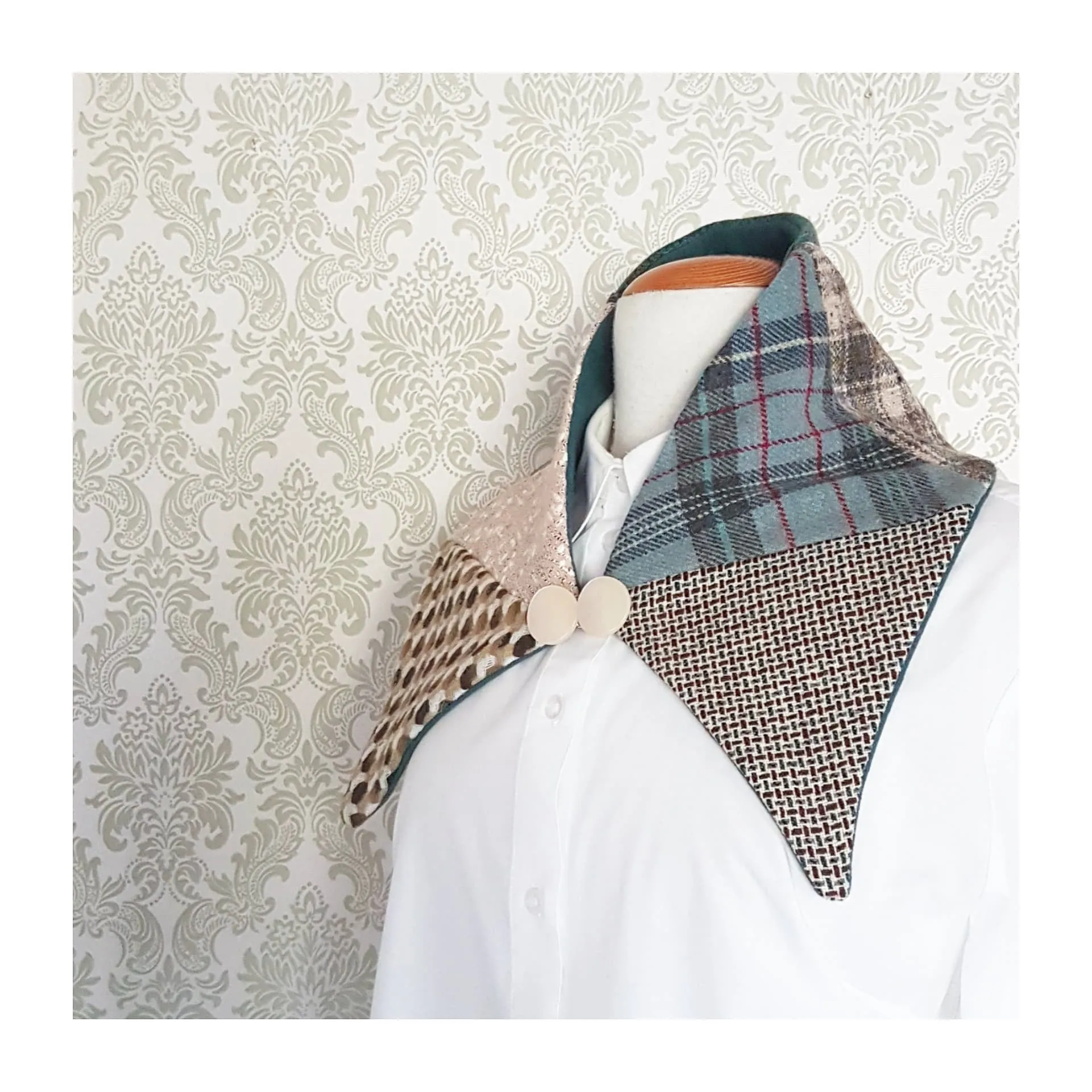 Lucky 7 Triangle Scarf Collar - SEVERAL VARIATIONS