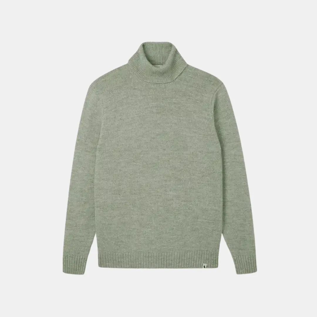 Makers Stitch Polo Neck Jumper (Mint)