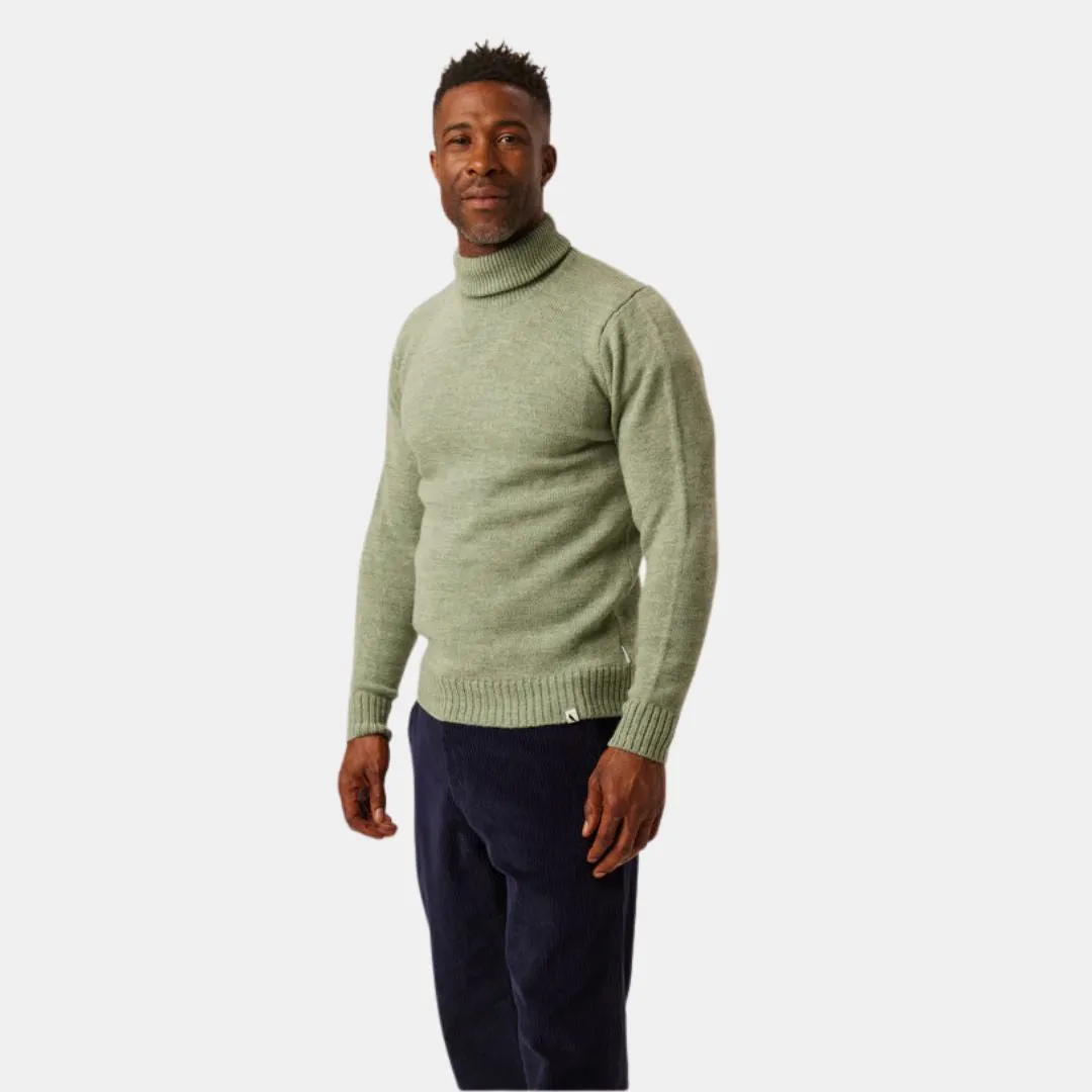 Makers Stitch Polo Neck Jumper (Mint)
