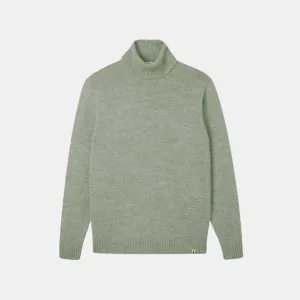 Makers Stitch Polo Neck Jumper (Mint)