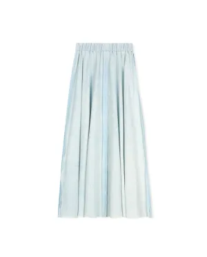 Marine - Acid Wash Seam Maxi Skirt