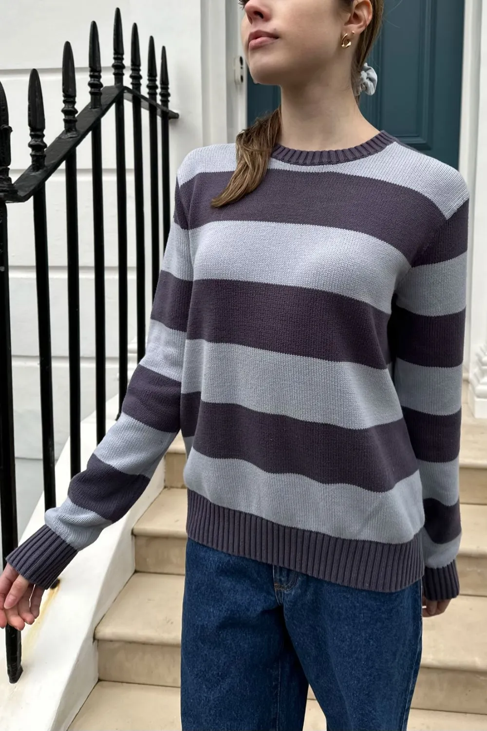 Martha Cotton Thick Stripe Sweater