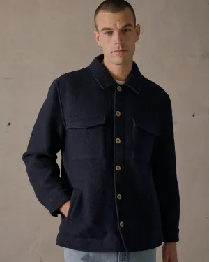 McTAVISH - Wool Jacket - DARK BLUE