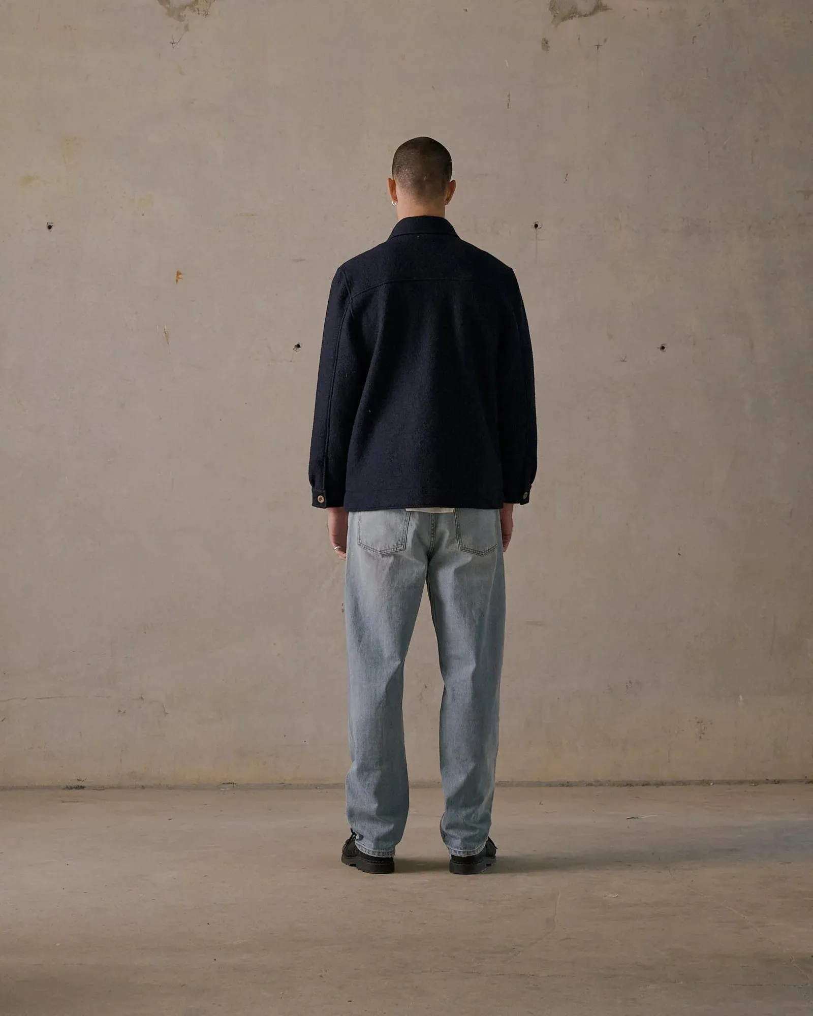 McTAVISH - Wool Jacket - DARK BLUE
