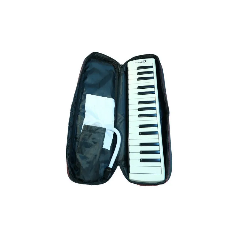 Melodica Vintage Deluxe Black And White Vitale Qm32y-bk