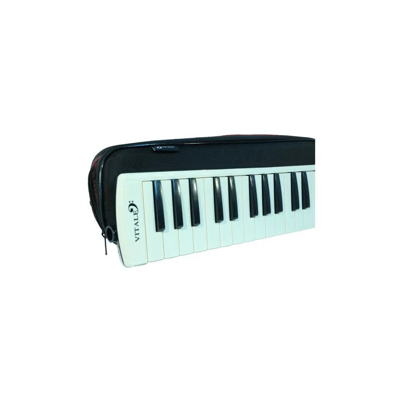 Melodica Vintage Deluxe Black And White Vitale Qm32y-bk