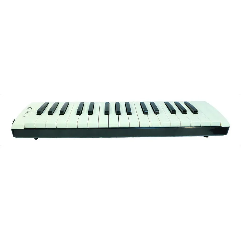 Melodica Vintage Deluxe Black And White Vitale Qm32y-bk