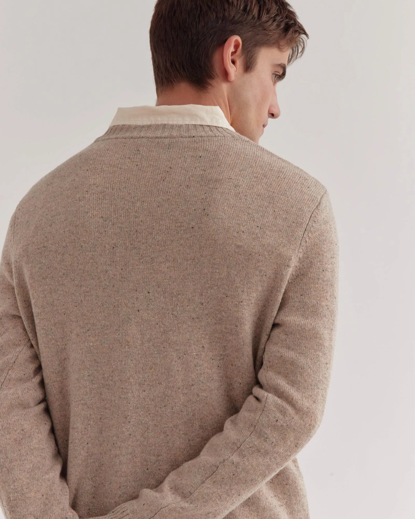 Mens Carson Knit Stone