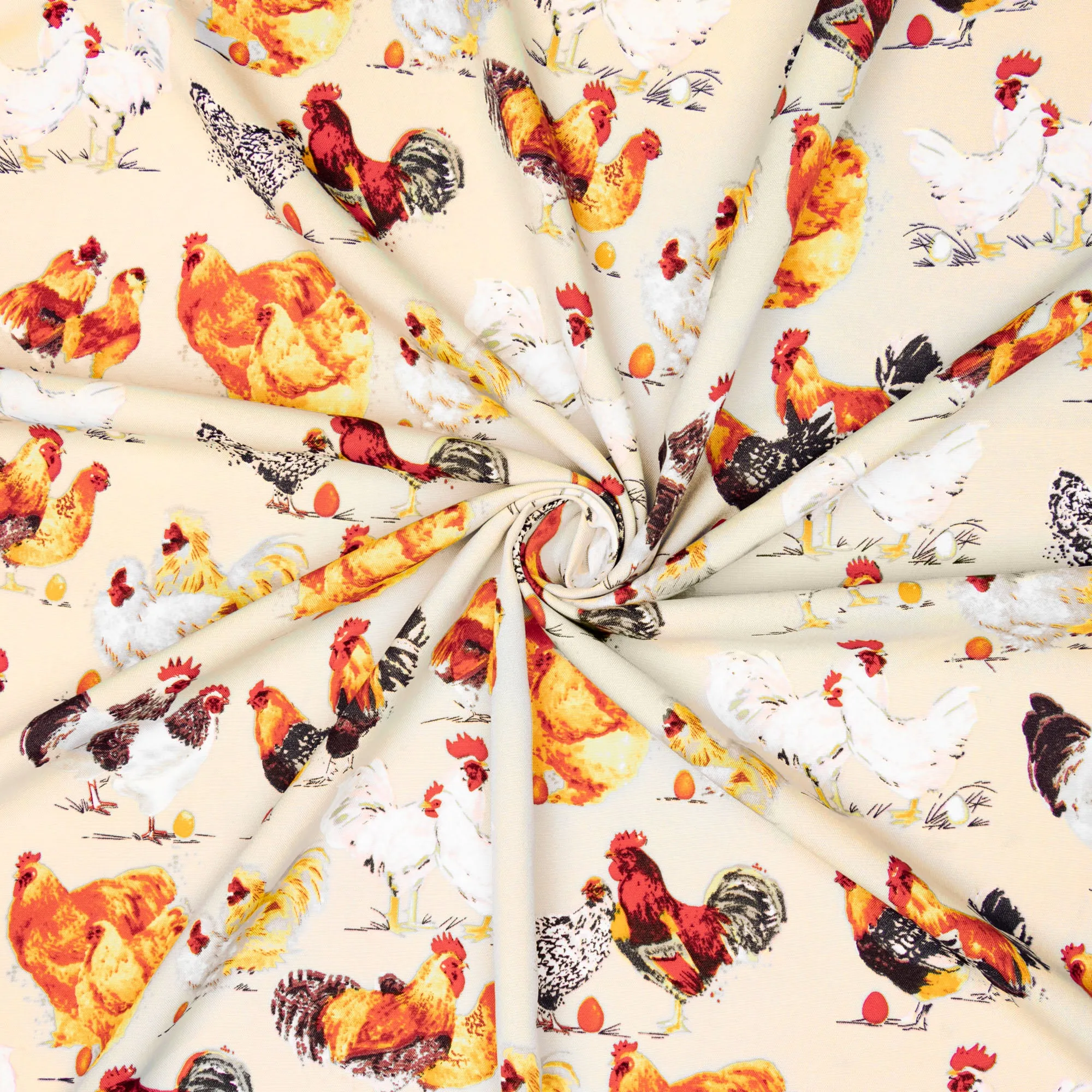Mini Matt Rooster Cream