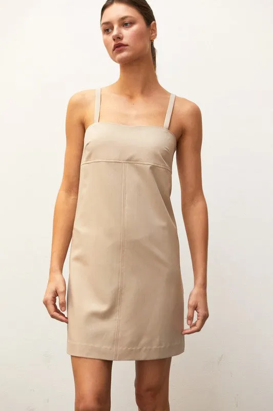 Mini Slip Dress Straight fit