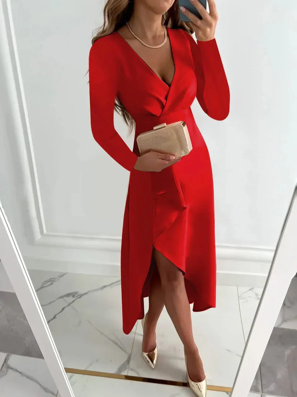 Monaco - Elegant Midi Dress
