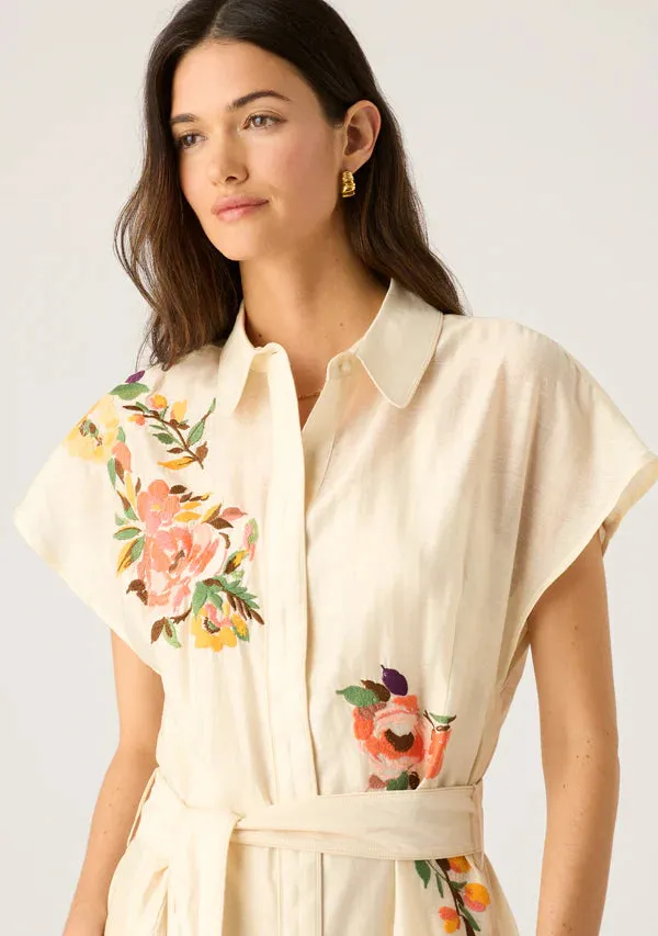 Mos - Soleil Shirt Dress - Ivory