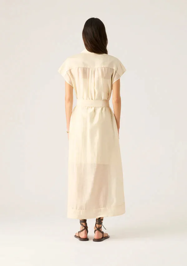 Mos - Soleil Shirt Dress - Ivory