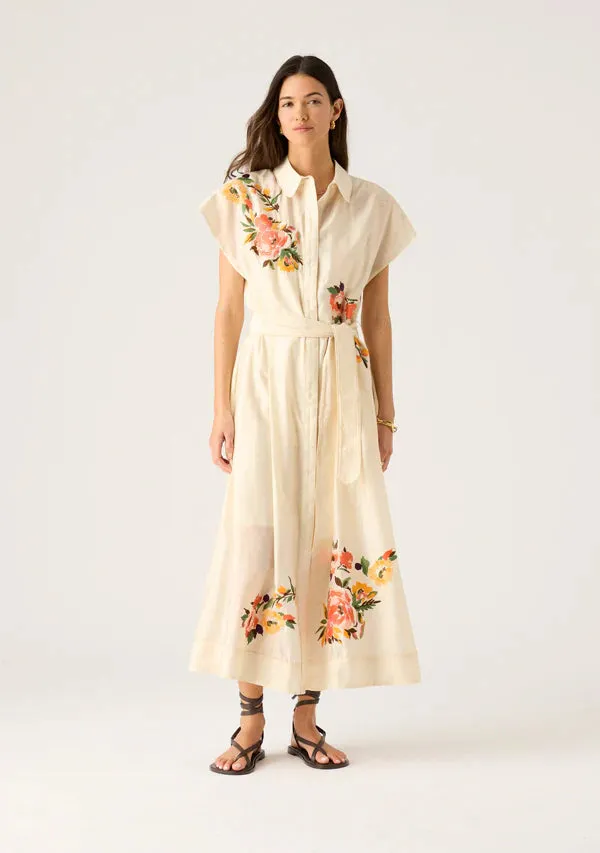 Mos - Soleil Shirt Dress - Ivory