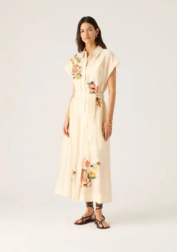 Mos - Soleil Shirt Dress - Ivory