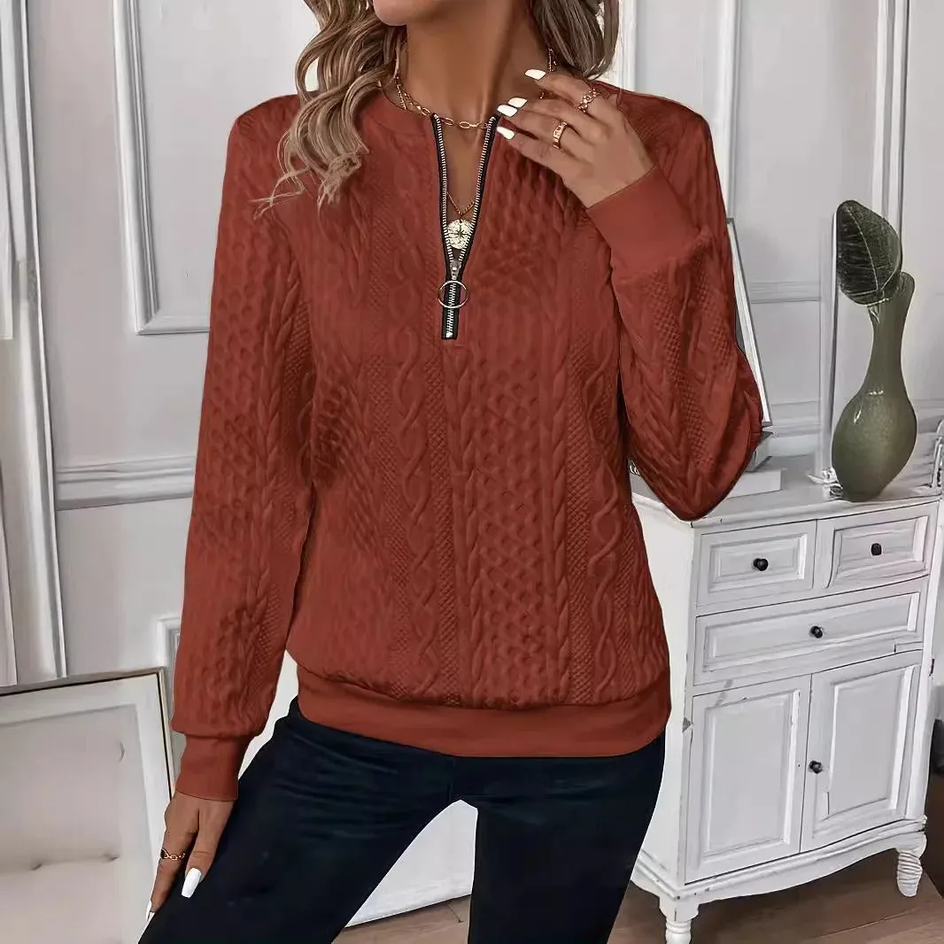 MYRA | COMFORTABLE ZIPPER SWEATER