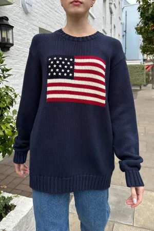 Nico American Flag Sweater