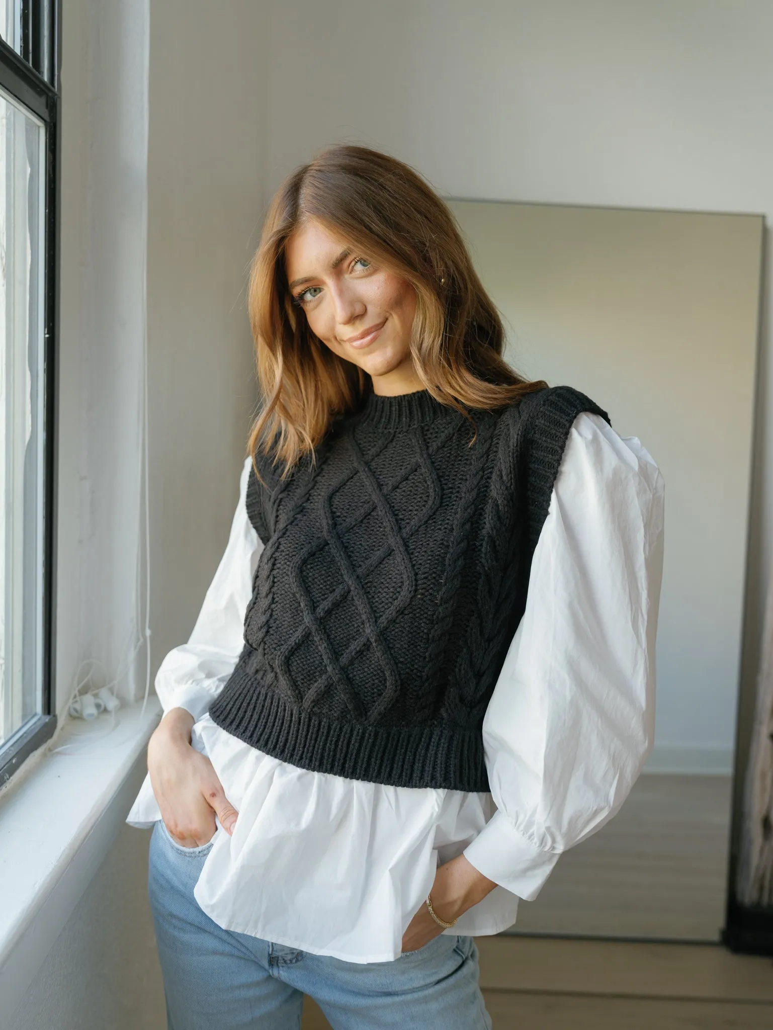 No Shortcuts Sweater-Black