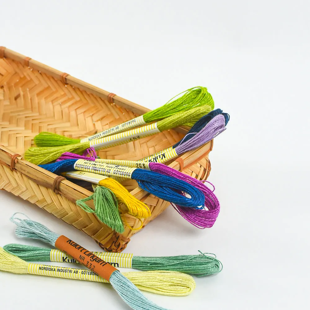 Nordiska Linen Thread Collection, Flower Garden