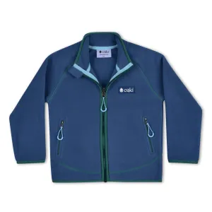 Oakiwear Kids Fleece Jacket 200 Series Polartec®, NavyGreen Warm Mid Layer