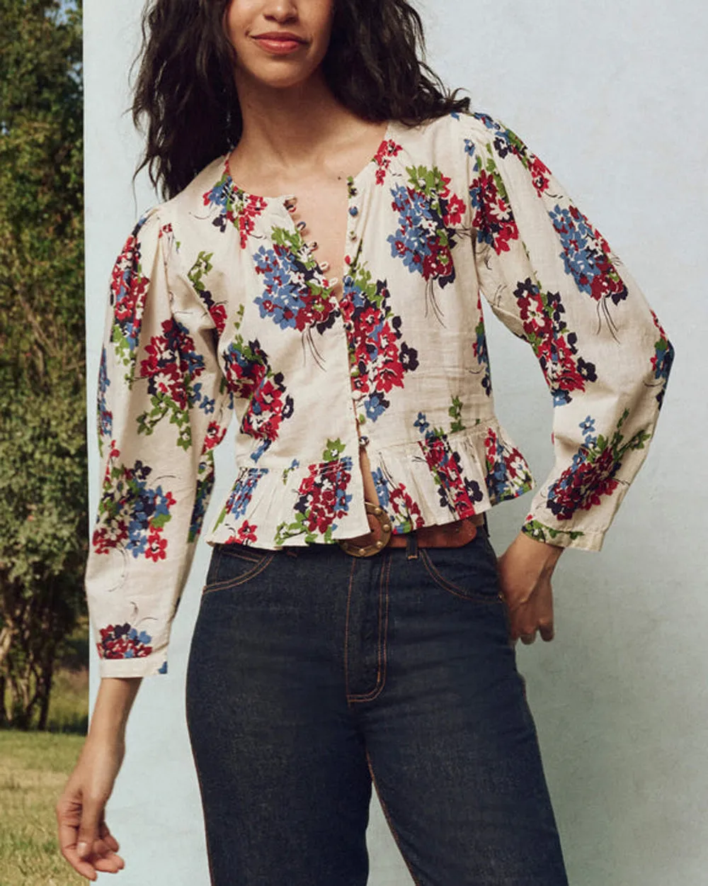 Oasis Floral Sicily Top