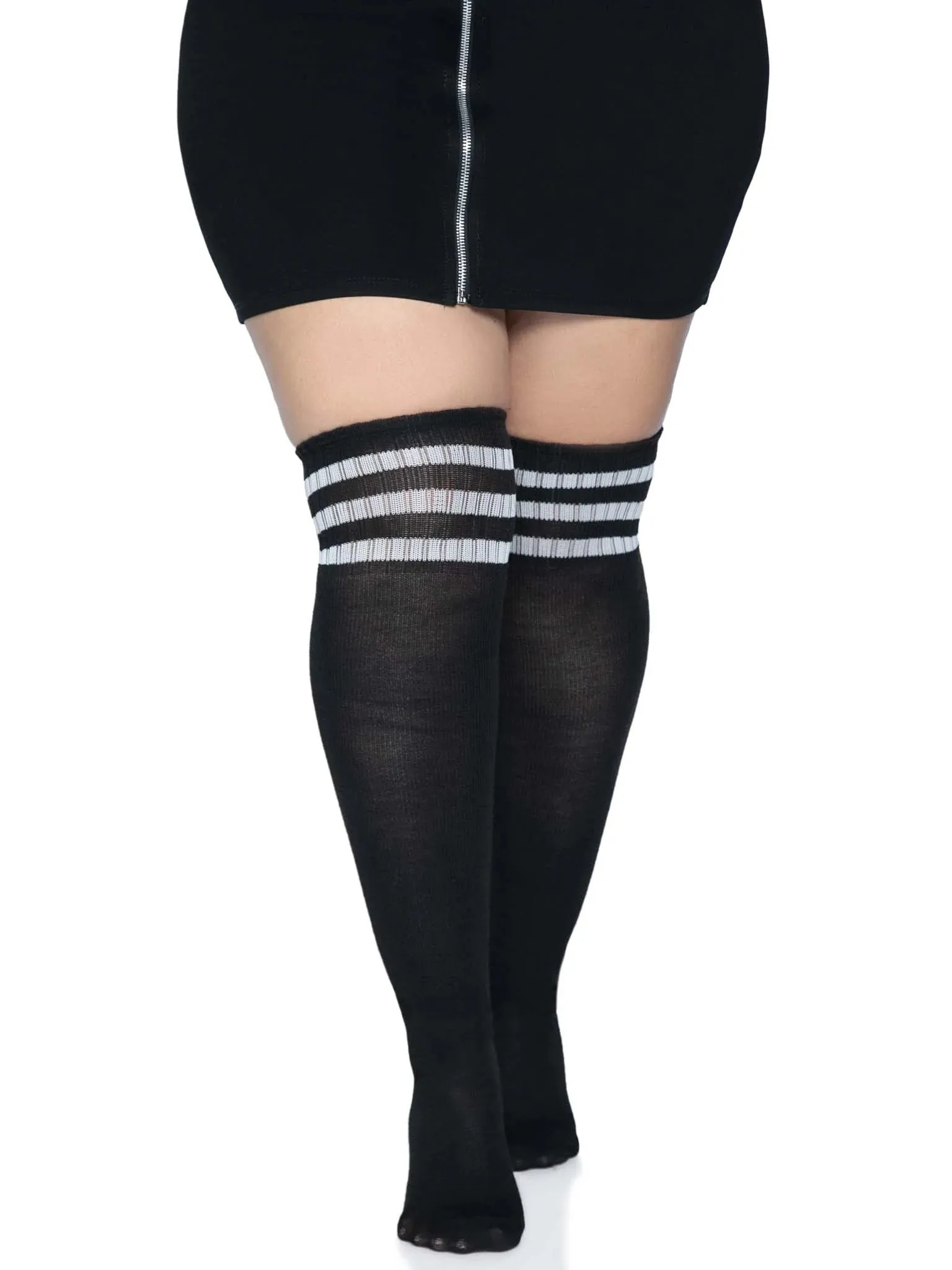 Over The Knee Athletic Socks Curvy Size