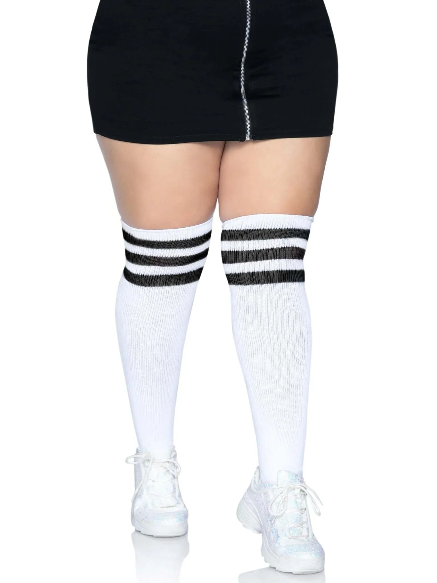 Over The Knee Athletic Socks Curvy Size