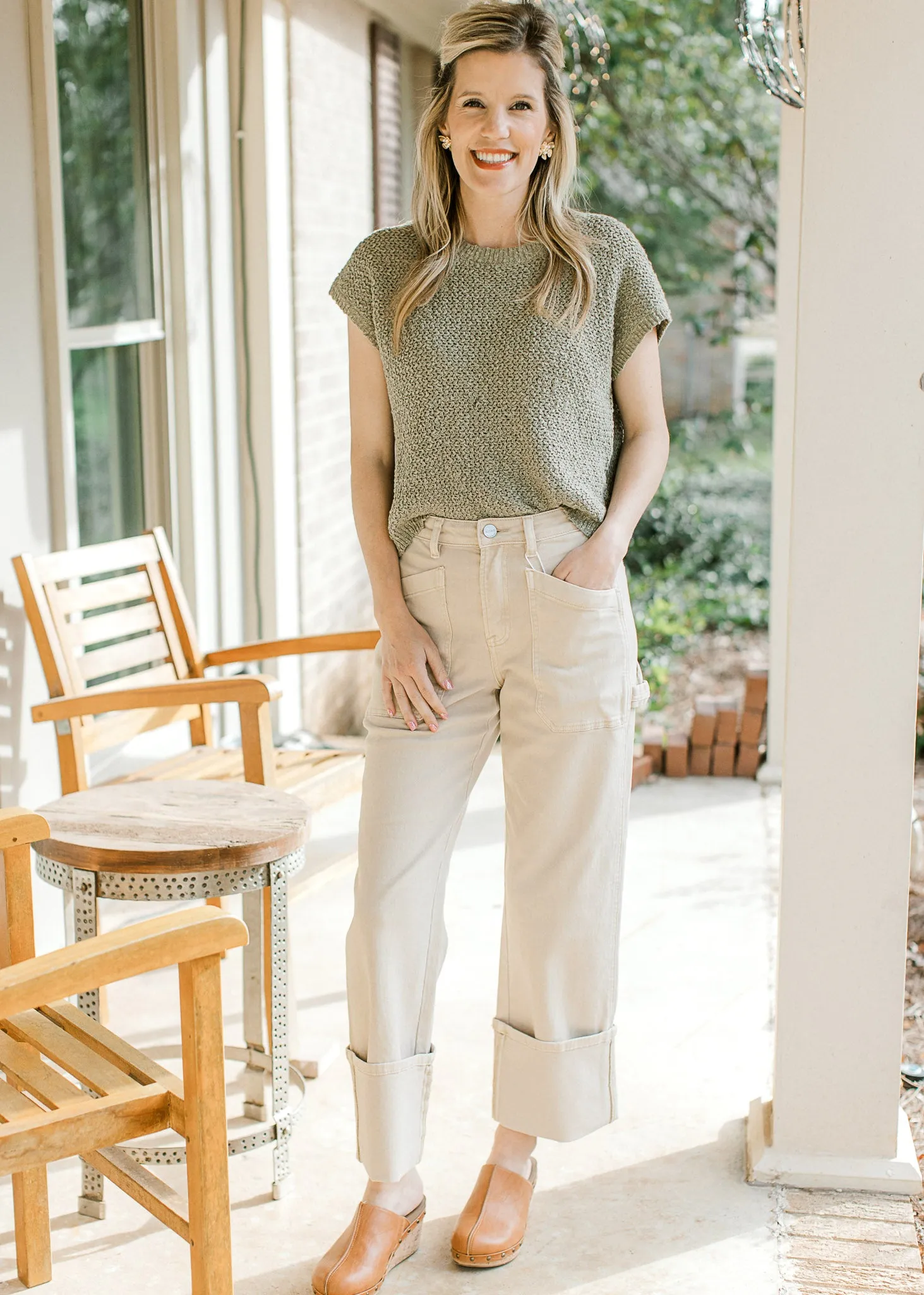 Pale Sage Sweater