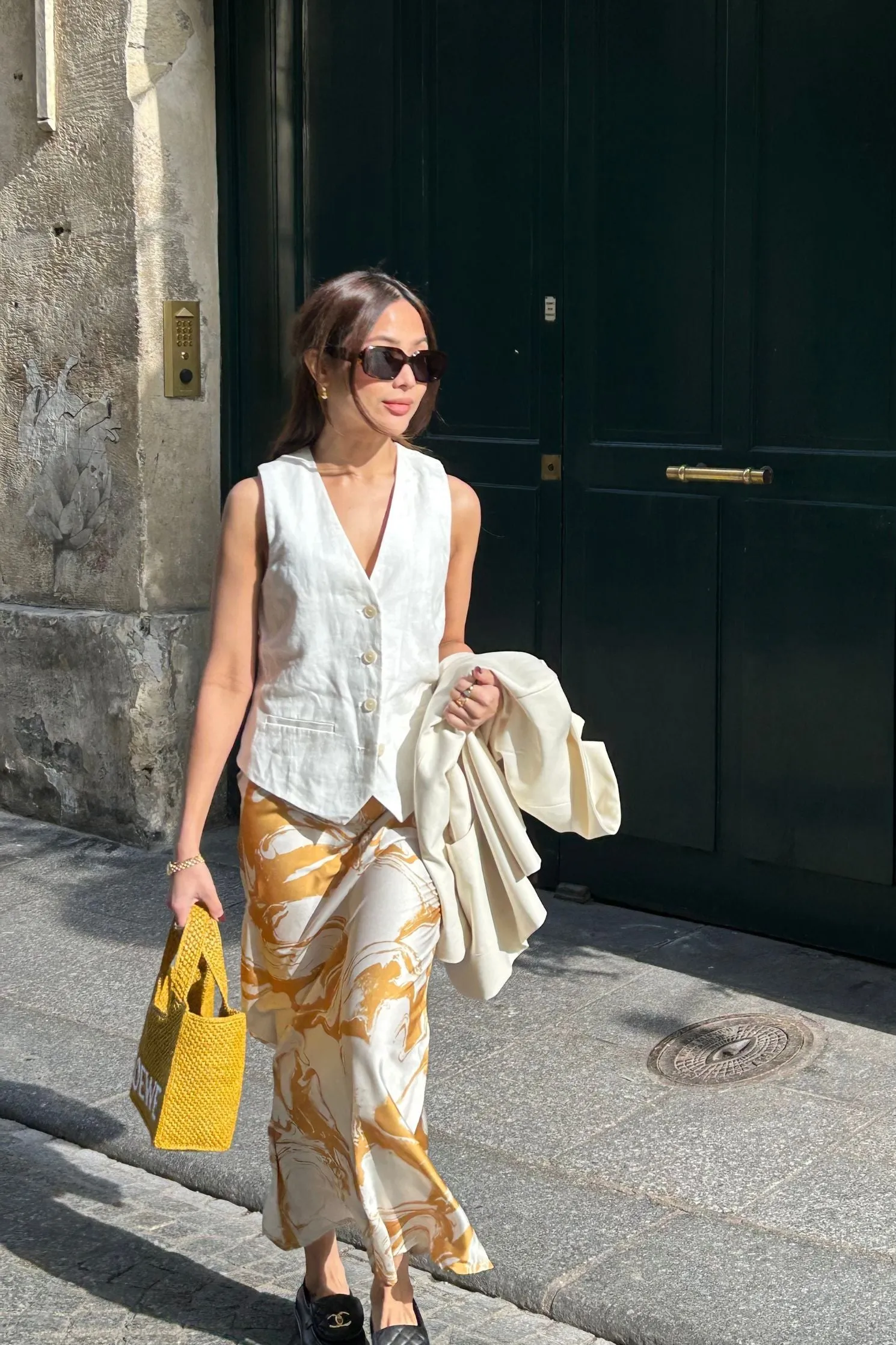 Palermo Maxi Skirt in Sunny Market Yellow