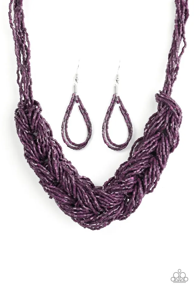 Paparazzi - WRAP Battle - Purple Necklace