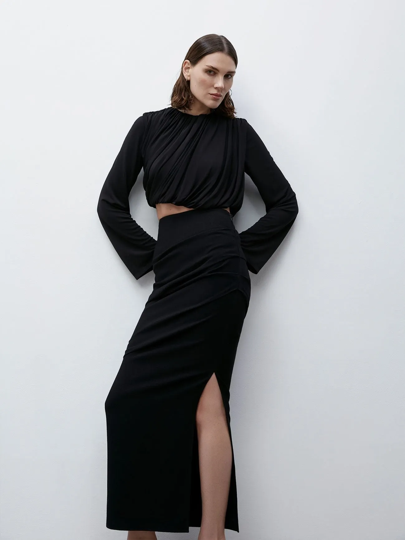 Paris Georgia Remmy Skirt in Black