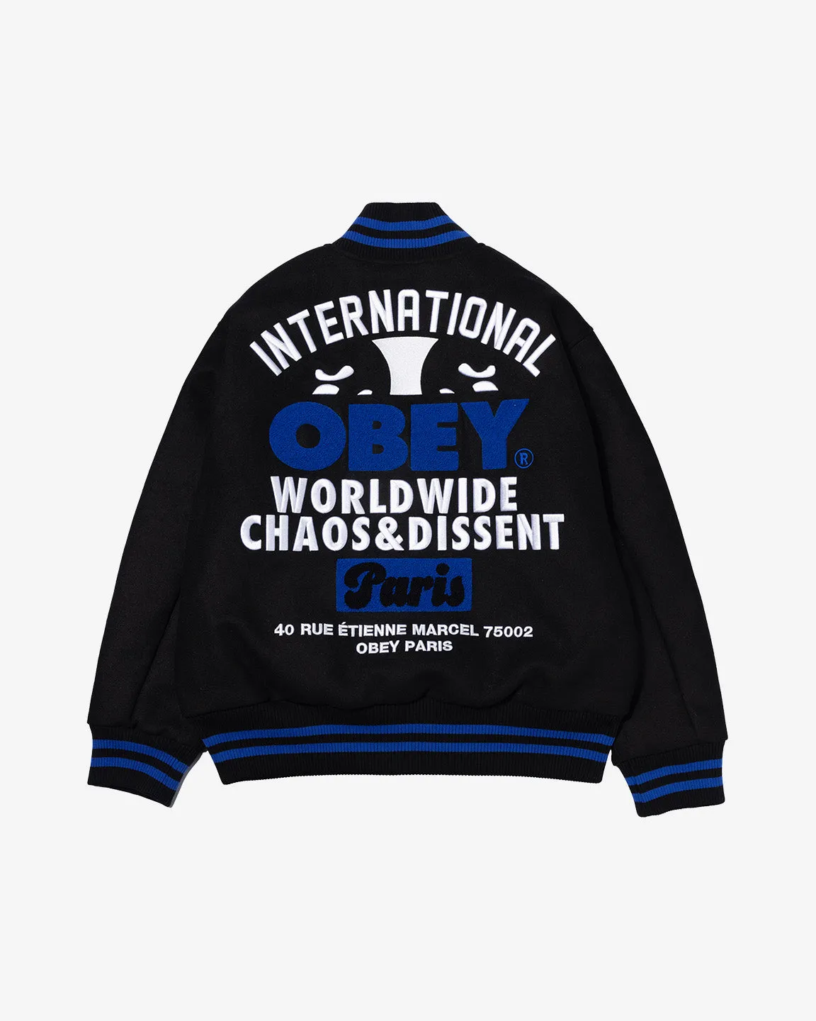 PARIS INTERNATIONAL VARSITY JACKET