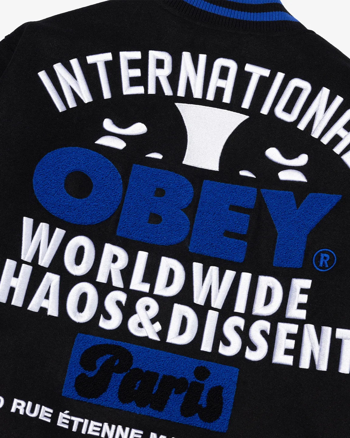 PARIS INTERNATIONAL VARSITY JACKET