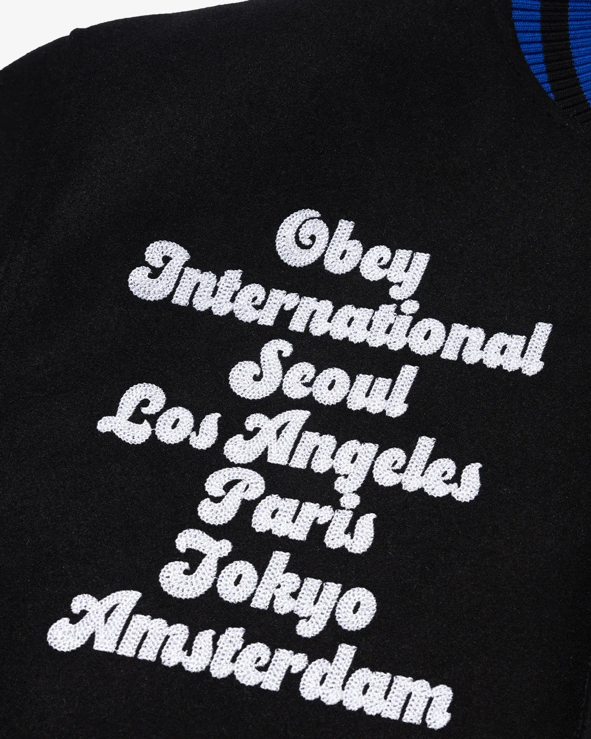 PARIS INTERNATIONAL VARSITY JACKET