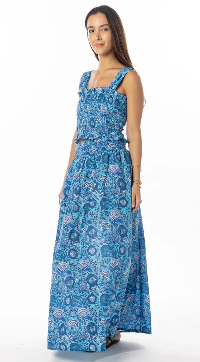 Parker Skirt in Azure